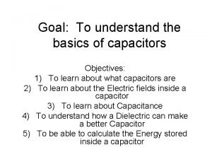 The basics of capacitors