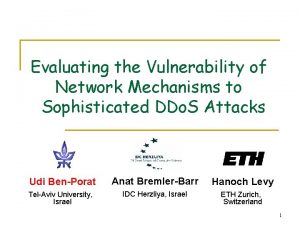 Ddo vulnerability