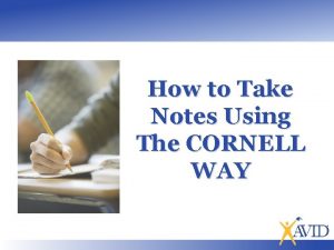 Essential question cornell notes