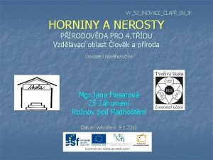 VY52INOVACELAP08JF HORNINY A NEROSTY PRODOVDA PRO 4 TDU