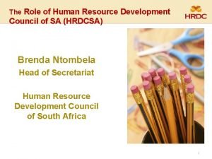 Human resource development council of south africa