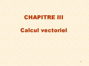 Calcul produit vectoriel
