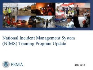 Nims training program Nims training program
