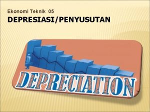 Perhitungan depresiasi