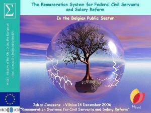 The Remuneration System for Federal Civil Servants and