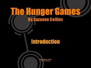 The Hunger Games By Suzanne Collins Introduction Copyright