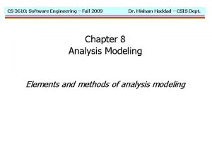 Modality in software engineering Modality in software engineering