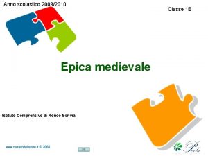 Epica cavalleresca scuola media