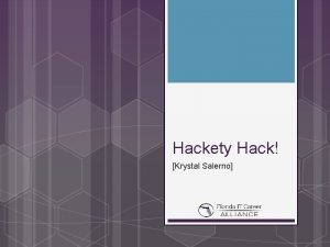 Hackety hack