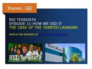 Bsi teradata