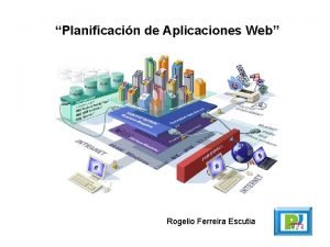 Planificacin de Aplicaciones Web Rogelio Ferreira Escutia Manejo