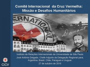 Comit Internacional da Cruz Vermelha Misso e Desafios