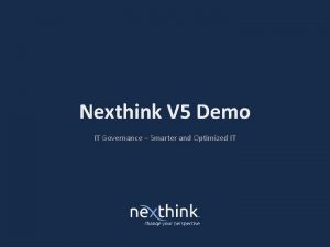 Nexthink user session monitoring