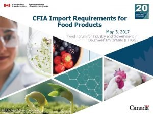 Cfia airs tool