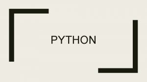 PYTHON Donoenje odluka i grananje u programima Operator