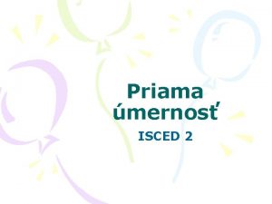 Graf priamej úmernosti