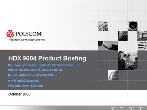 Polycom hdx 9004
