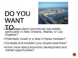 Learn more about commercial real estate particularly in