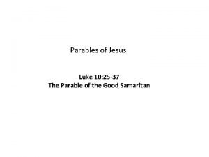 37 parables of jesus