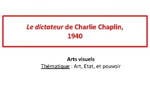 Charlie chaplin arts visuels