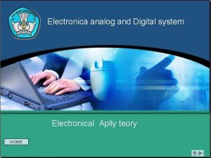 Electronica analog and Digital system Electronical Aplly teory