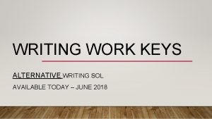 Workkeys business writing examples