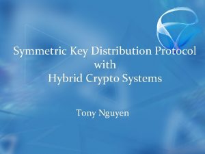 Symmetric key distribution