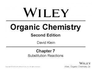 Organic chemistry