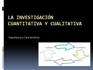Semejanzas entre investigacion cualitativa y cuantitativa