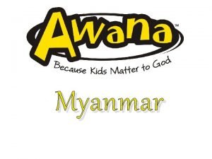 Myanmar are Myanmar are