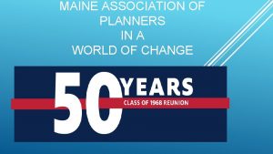 Maine association of planners