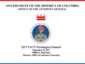 2017 PACE Washington Summit September 18 2017 Philip