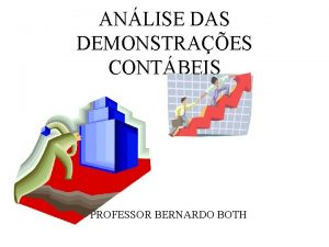 ANLISE DAS DEMONSTRAES CONTBEIS PROFESSOR BERNARDO BOTH Contedo
