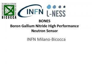 BONES Boron Gallium Nitride High Performance Neutron Sensor