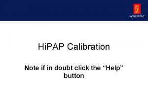 Pap calibration