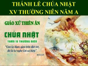 THNH L CHA NHT XV THNG NIN NM