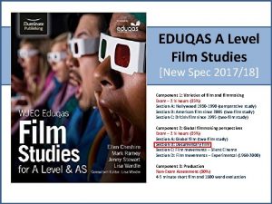Eduqas film studies a level