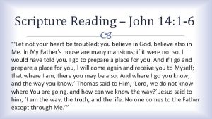 John 14 1-6 nrsv