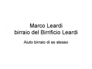 Marco leardi