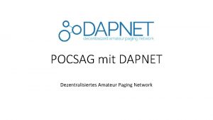 Dapnet pager