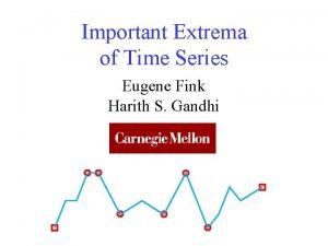 Important Extrema of Time Series Eugene Fink Harith