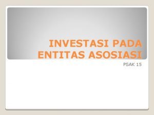 Entitas asosiasi