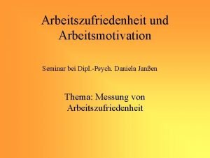 Arbeitsmotivation fragebogen