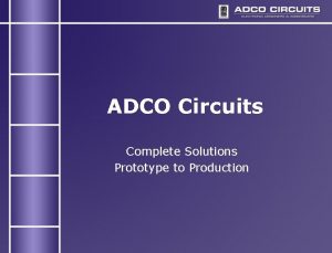 Adco circuits