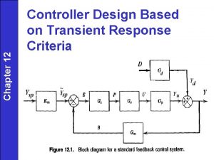 Chapter 12 Controller Design Based on Transient Response