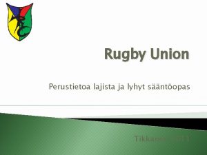 Rugby varusteet