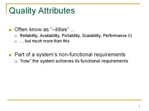 Testability tactics