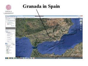 Granada in Spain The City of Granada and