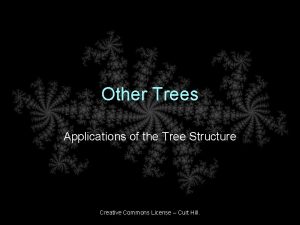 Other Trees Applications of the Tree Structure Creative