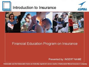Introduction to Insurance Financial Education Program on Insurance
